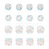 20Pcs 2 Styles Silicone Beads SIL-TA0001-23-2