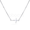 925 Sterling Silver Cross Pendant Necklaces DX7792-2-1