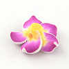 Handmade Polymer Clay 3D Flower Plumeria Beads CLAY-Q192-30mm-07-2