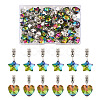 Yilisi 48Pcs 2 Styles Large Hole Alloy European Dangle Charms FIND-YS0001-01-9