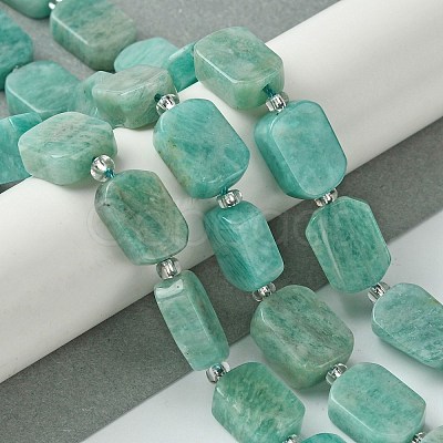 Natural Amazonite Beads Strands G-C098-A01-01-1