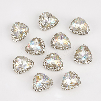 Alloy Rhinestone Cabochons MRMJ-T014-18B-1