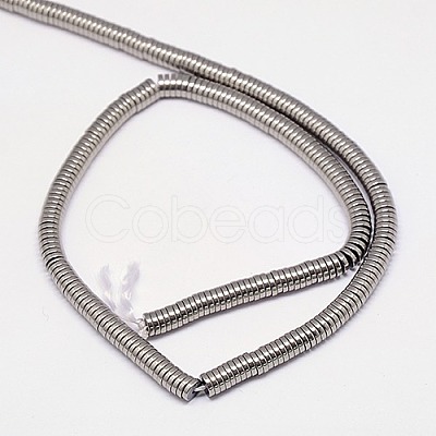 Electroplate Non-magnetic Synthetic Hematite Beads Strands G-J164A-3mm-06-1