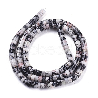 Natural Netstone Beads Strands G-F631-A40-1