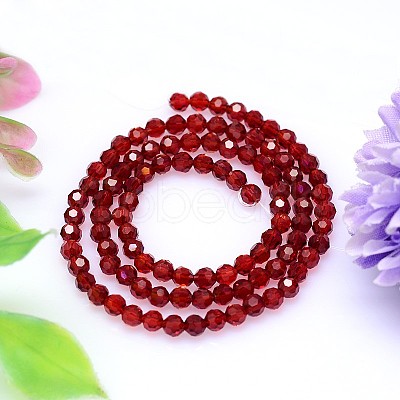 Imitation Austrian Crystal Bead Strands G-M181-8mm-05A-1