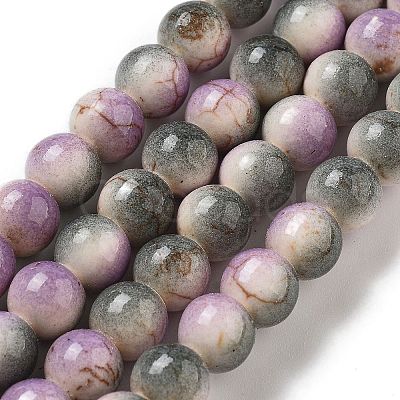 Synthetic Turquoise Dyed Beads Strands G-E594-24K-1