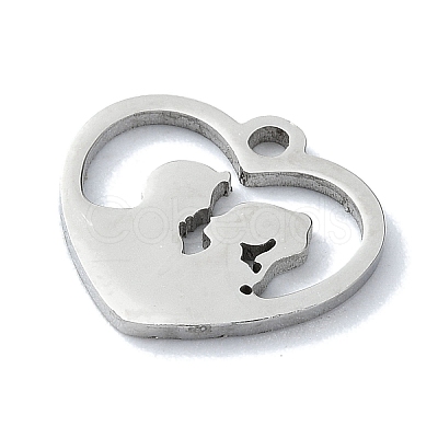 Non-Tarnish 304 Stainless Steel Charms STAS-C097-38A-P-1