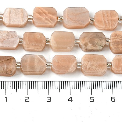 Natural Sunstone Beads Strands G-C098-A12-01-1