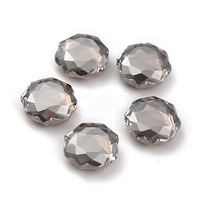 K9 Faceted Glass Rhinestone Cabochons GLAA-H106-F02-M-1