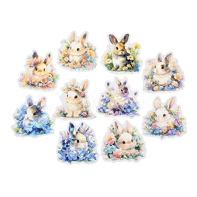 Animal Waterproof PET Stickers Set DIY-G118-03D-1