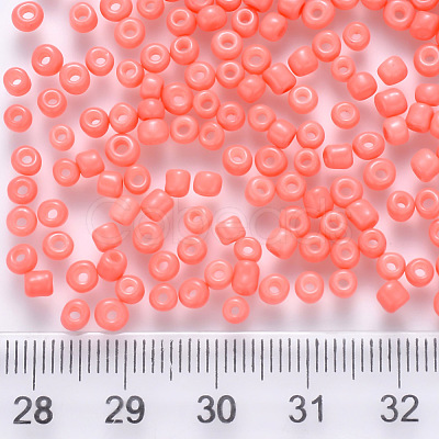 12/0 Baking Paint Glass Round Seed Beads SEED-S036-01A-12-1