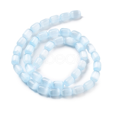 Natural Selenite Beads Strands G-F750-B-04-1