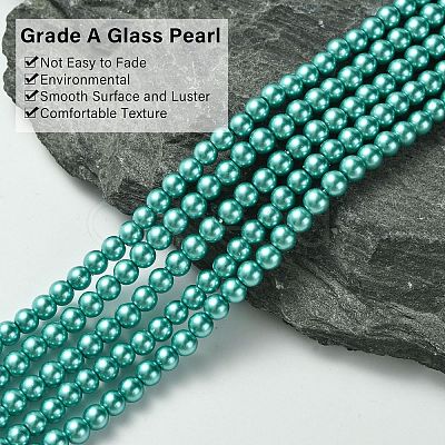 Grade A Glass Pearl Beads HY-J001-4mm-HX052-1