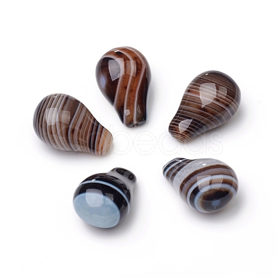 Natural Banded Agate/Striped Agate Beads X-G-L514-002C-1