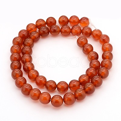 Natural Carnelian Beads Strands X-GSR8MM060-1-1