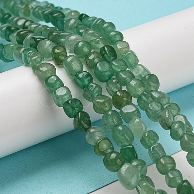 Natural Green Aventurine Bead Strands G-F465-62-1