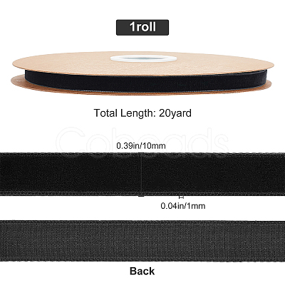 Gorgecraft 1 Roll Flocking Ribbon SRIB-GF0001-06B-1