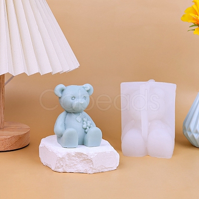 Bear Scented Candle Food Grade Silicone Molds PW-WG48046-01-1