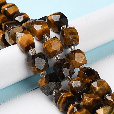 Natural Tiger Eye Beads Strands G-B065-A05-1