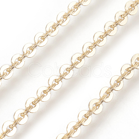 Brass Cable Chains KK-F769-02LG-1