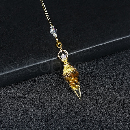 Resin Cone Dowsing Pendulums PW-WGC05D6-18-1