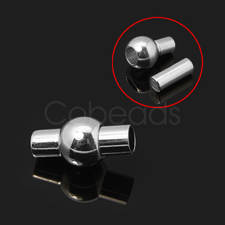 Brass Magnetic Clasps X-KK-D319-C-S-1