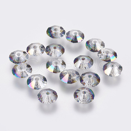 Imitation Austrian Crystal Beads SWAR-F061-4x8mm-31-1