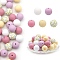 Food Grade Silicone Focal Beads, Silicone Teething Beads, Flamingo, 15mm, 50pcs/set