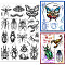 PVC Stamps, for DIY Scrapbooking, Photo Album Decorative, Cards Making, Stamp Sheets, Film Frame, Insects, 21x14.8x0.3cm