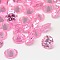 Cubic Zirconia Cabochons, Grade A, Faceted, Diamond, Pearl Pink, 2.5x1.7mm