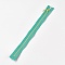 Garment Accessories, Nylon and Resin Closed-end Zipper, Zip-fastener Component, Medium Sea Green, 33.3~33.5x2.8x0.2cm