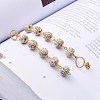 Undyed & Natural Moon and Star Xingyue Bodhi Beaded Jewelry Sets SJEW-JS01128-10