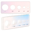 Acrylic Measuring Tool for Doll Craft Eyes TOOL-WH0155-110A-01-1