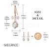 SHEGRACE Brass Dangle Earrings JE776A-2