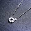 SHEGRACE Rhodium Plated 925 Sterling Silver Pendant Necklace JN568A-2