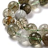 Natural Green Rutilated Quartz Beads Strands G-A219-A03-05-3