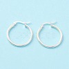 925 Sterling Silver Hoop Earrings STER-P047-13C-S-2