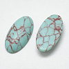 Synthetic Turquoise Cabochons X-TURQ-S290-34D-04-2