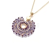 European Bohemian Style Pop Pendant Necklaces NJEW-I233-12G-5