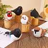 Wooden Birds and Tree Stump Ornaments JX730A-6