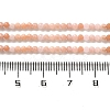 Natural Pink Aventurine Beads Strands G-B074-B05-01-5