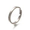 Adjustable 304 Surgical Stainless Steel Cuff Ring Settings STAS-F311-21P-01-1