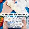 Lace Elastic Bridal Garters & Belts Set OCOR-WH0020-06-3