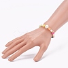 Polymer Clay Heishi Beaded Stretch Bracelets BJEW-JB06026-01-5