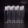 Transparent Flat Shoulder Plastic Press Cap Bottles MRMJ-BC0001-61-4