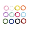 Spray Painted Alloy Spring Gate Rings PALLOY-K257-10-1