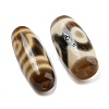 Tibetan Style dZi Beads TDZI-G013-02-2