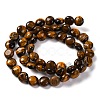 Natural Tiger Eye Beads Strands G-T047-A05-01-3