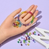 15 Colors Transparent Acrylic Beads DIY-YW0005-36-5