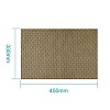 PVC Non-Slip Imitation Rattan Insulation Pad AJEW-TA0015-03C-11